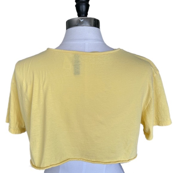 H&M XS Psyched Graphic Crop Top - Picture 4 of 6